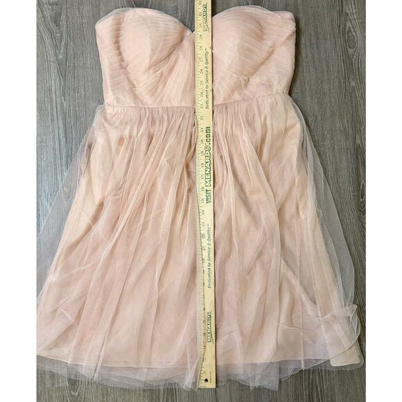 Jenny Yoo Collection Maia Convertible Strapless Tulle Dress Blush Size 14 - Picture 9 of 12